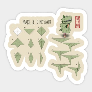 Make a dinosaur Sticker